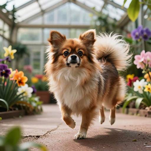 Photorealistic Papillon in Botanical Greenhouse