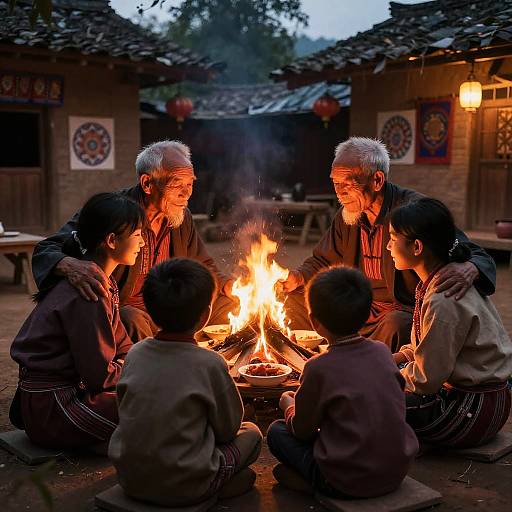 Village Reconciliation Around the Fire