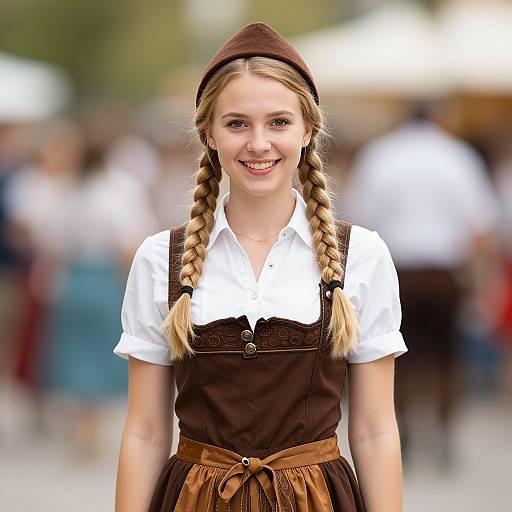 Realistic Oktoberfest Girl Costume