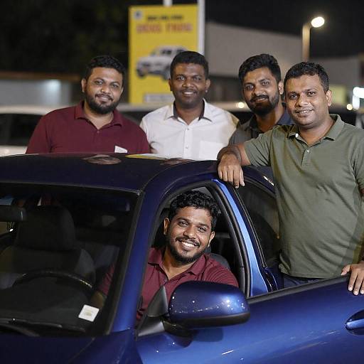 Urban Night Gathering with Friends