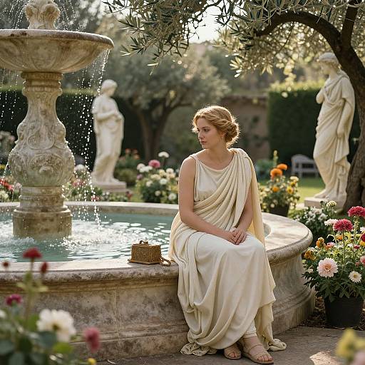 Romana in Tranquil Roman Villa Garden