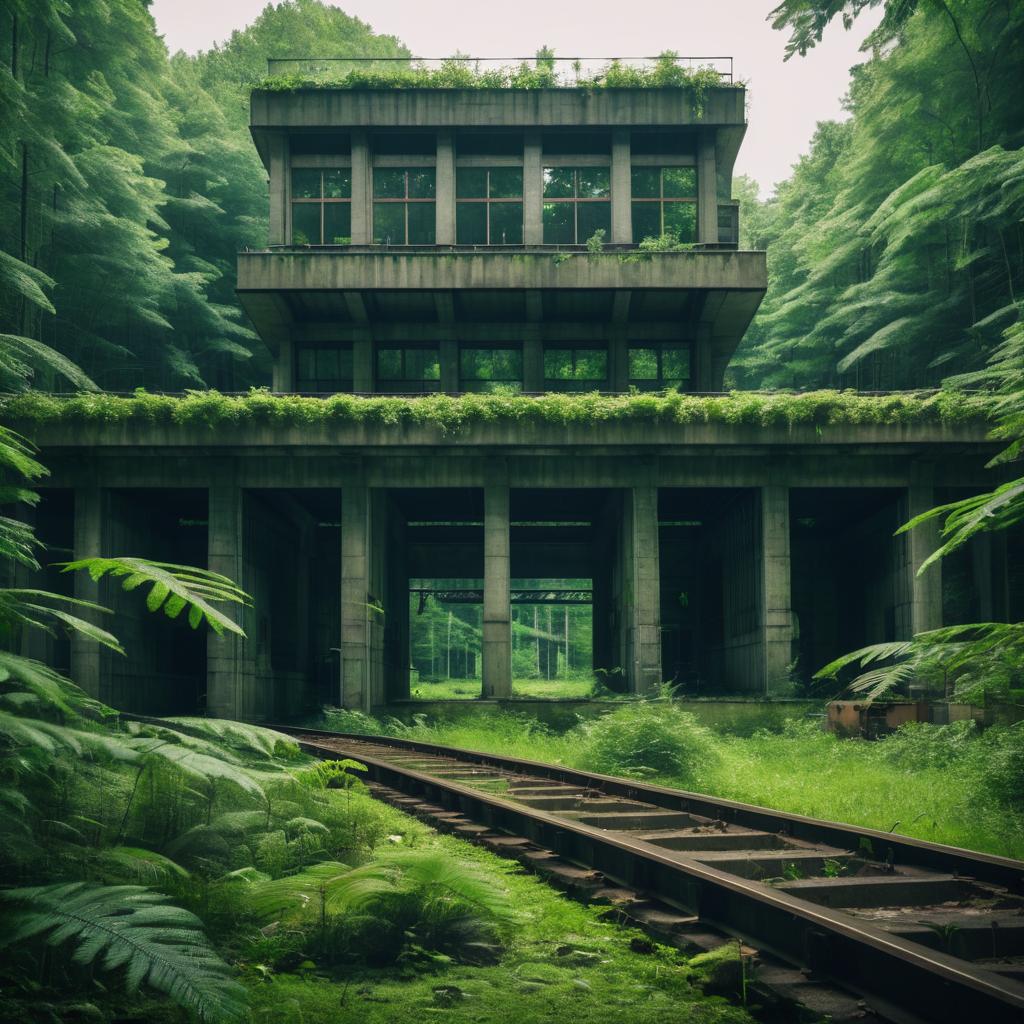 Abandoned Railway Station in Manapunk Style