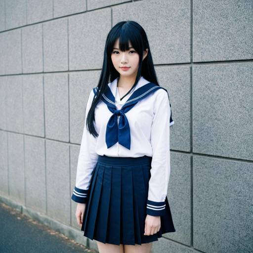 Cosplay photo of akebi komichi. Costume clothes