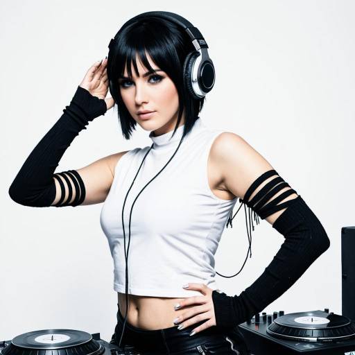 Edgy Female DJ Cosplay Costume Design