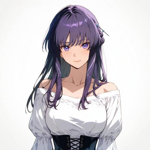 Curious Kusanagi Motoko in Off-Shoulder Look