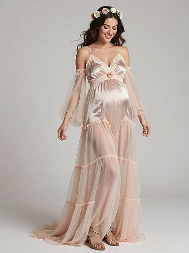 Whimsical Editorial Fairy Maternity Fashion