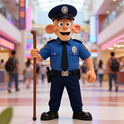 Whimsical Paul Blart Mall Cop Costume