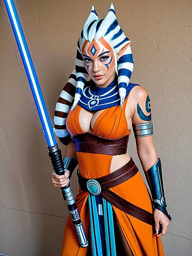 Cosplay photo of ahsoka tano. Costume clothes