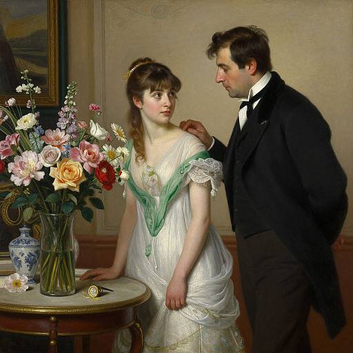 Victor-Gabriel Gilbert's The Flower Seller