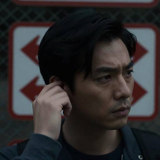 Intense Portrait of a Serious Man