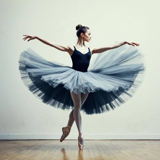 Ballerina Mid-Spin in Flowing Tutu Ballerina Mid-Spin in Flowing Tutu