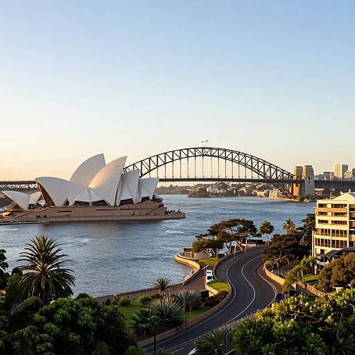 Sunset Over Sydney Harbour Icons
