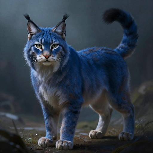 Midnight Lynx Rogue in Mystical Light