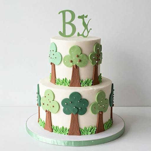Woodland Baby Shower Cake Design