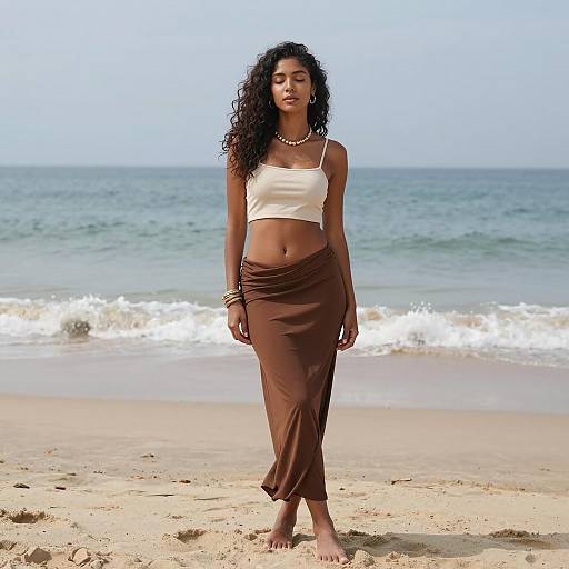 Serene Beach Goddess in Jewelry