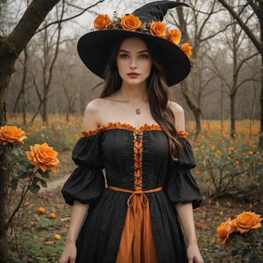 Enchanting Witches in Nature's Embrace