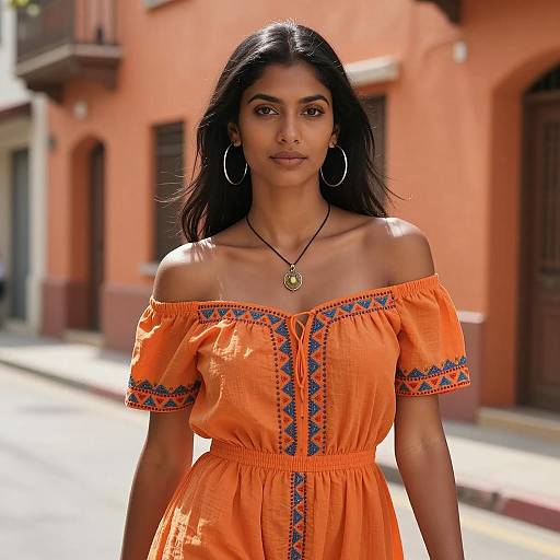 Photorealistic Pocahontas with Urban Charm