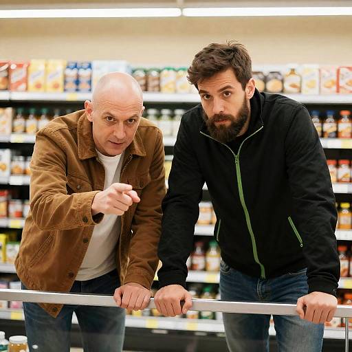 Intense Moments in a Grocery Store