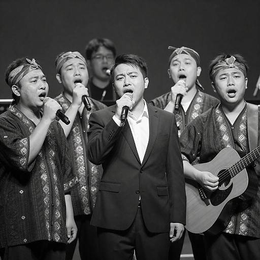 Passionate Performance of Asian Singers