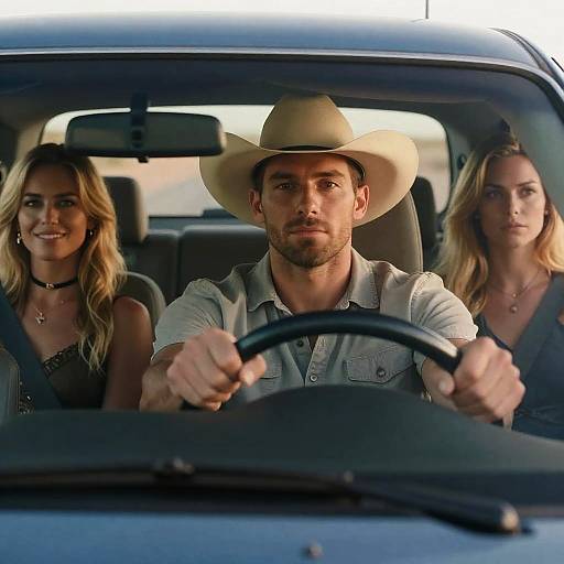 Friends on a Desert Road Trip