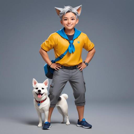 Middle-Aged Man with Dog Ears Pose Middle-Aged Man with Dog Ears Pose