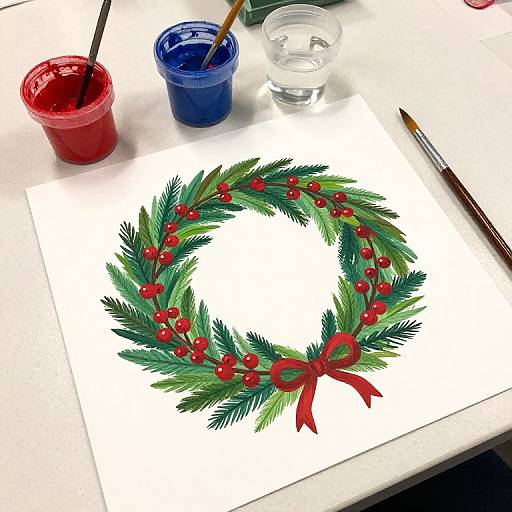Festive Essex Paint and Sip Workshop