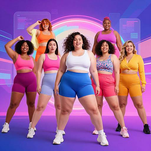 Dynamic Plus Size AI Fashion Group