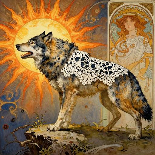 Fenris Wolf Devouring the Sun