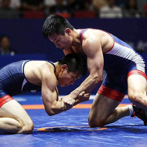 Intense Male vs Female Wrestling Duel