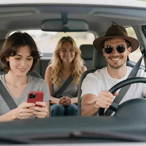 Joyride: Smiles and Sunshine Inside Car