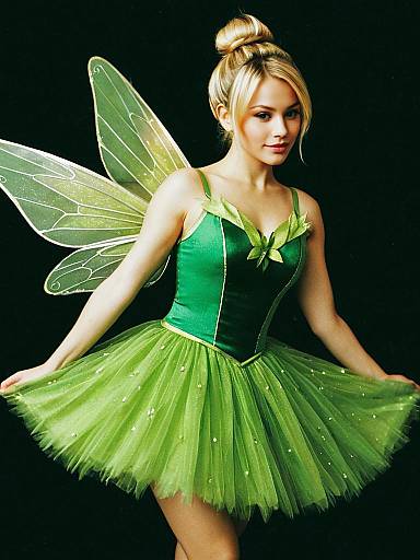 Tinkerbell-Inspired Fairy Dance Costume Portrait