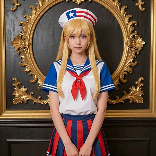 Patriotic Cosplay in Formal Setting