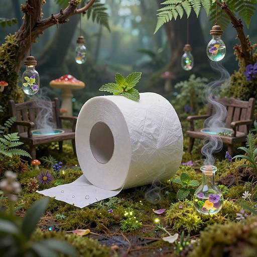 Alchemist Toilet-Paper Automaton in Twilight Glade