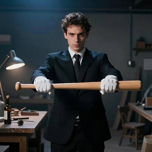 Workshop Noir: Man with Bat