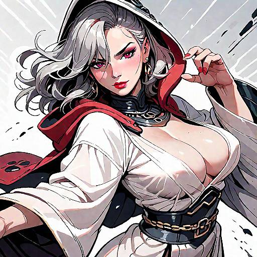 Hooded Summoner in Dungeon Action Pose