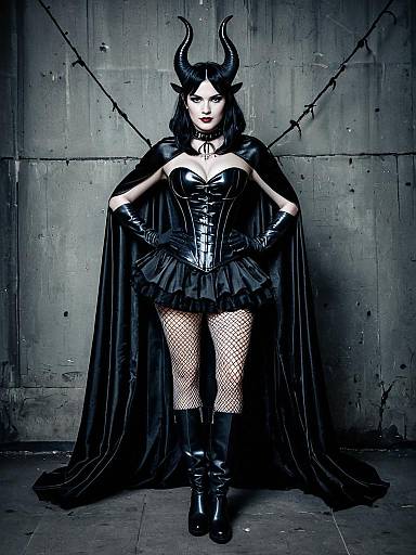 Gothic Female Villain Costume