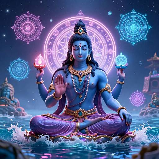 AI-Infused Hindu Deity Visualization