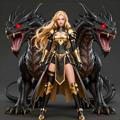 Bold Warrior: Woman and Dragons Unite