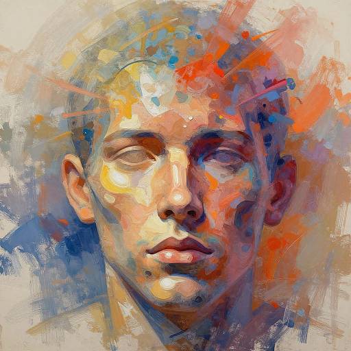 Abstract Cicatriz Symbolizing Strength