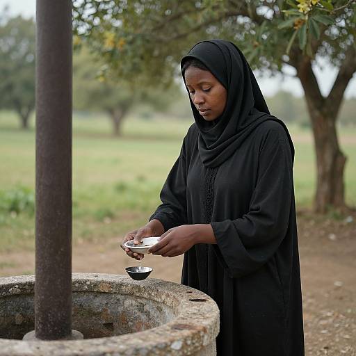 Samaritan Woman by the Well Reflection