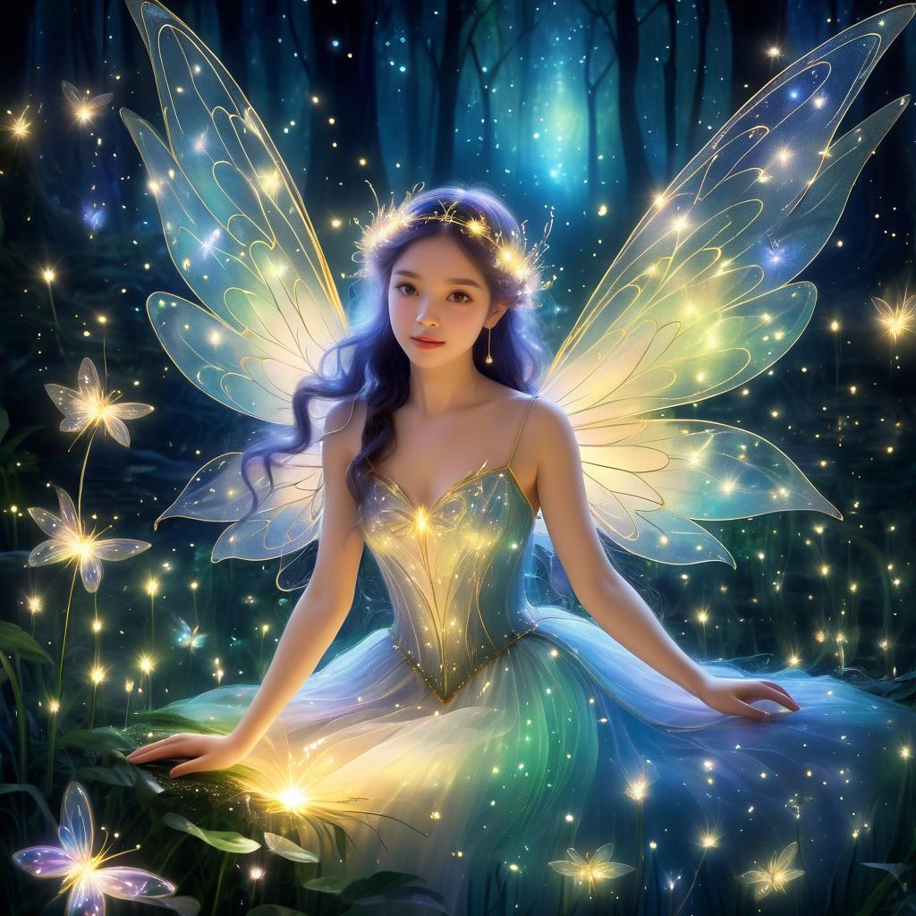 Enchanted Fairy in a Magical Glade