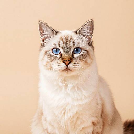 Photorealistic Balinese Cat Portrait