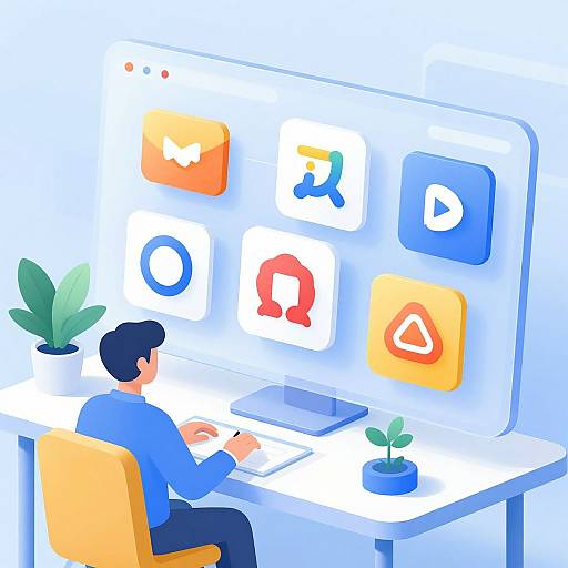 Futuristic Clipart Generator Workspace