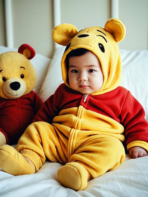 Baby in Winnie the Pooh Costume