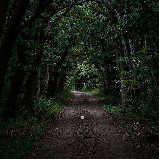 Serene Forest Path for Introspection