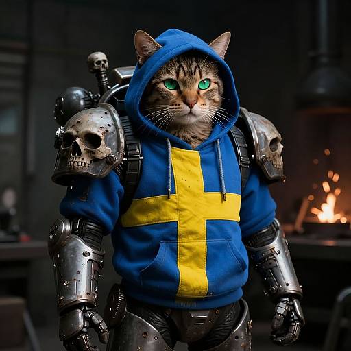 Epic Cat in Power Armor