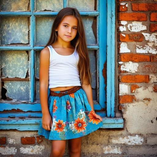 Chic Kids Fashion in Urban Setting