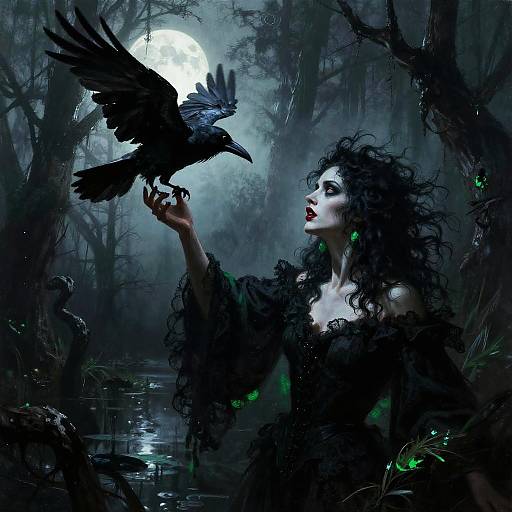 Gothic Baroque Digital Portrait