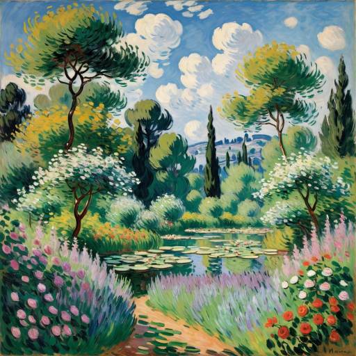 Impressionist Serenity in Nature by Monet Impressionist Serenity in Nature by Monet