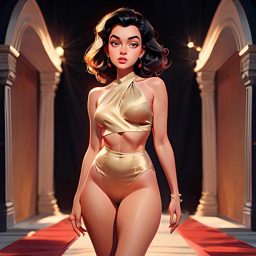 Vintage Hollywood Glamour Film Star